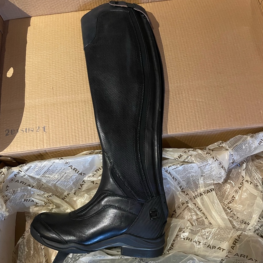 Ariat V Sport Tall Equestrian boot 7.5 black